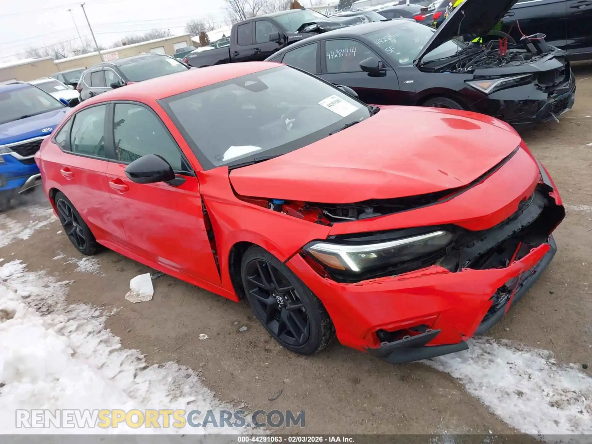 1 Photograph of a damaged car 2HGFE2F55PH508501 HONDA CIVIC 2023