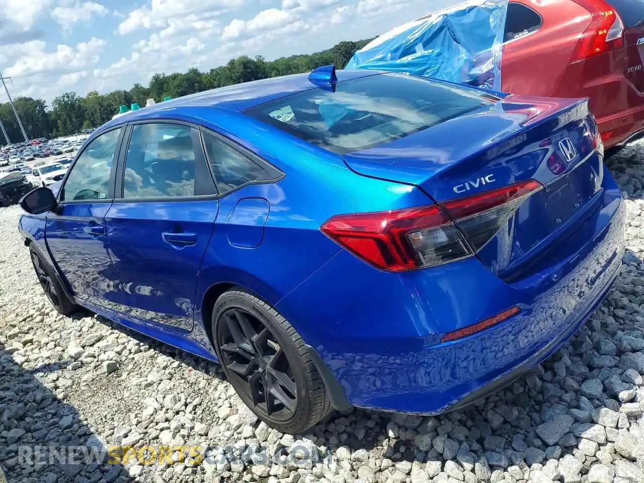 2 fotografías del automóvil dañado 2HGFE2F55PH508644 HONDA CIVIC 2023