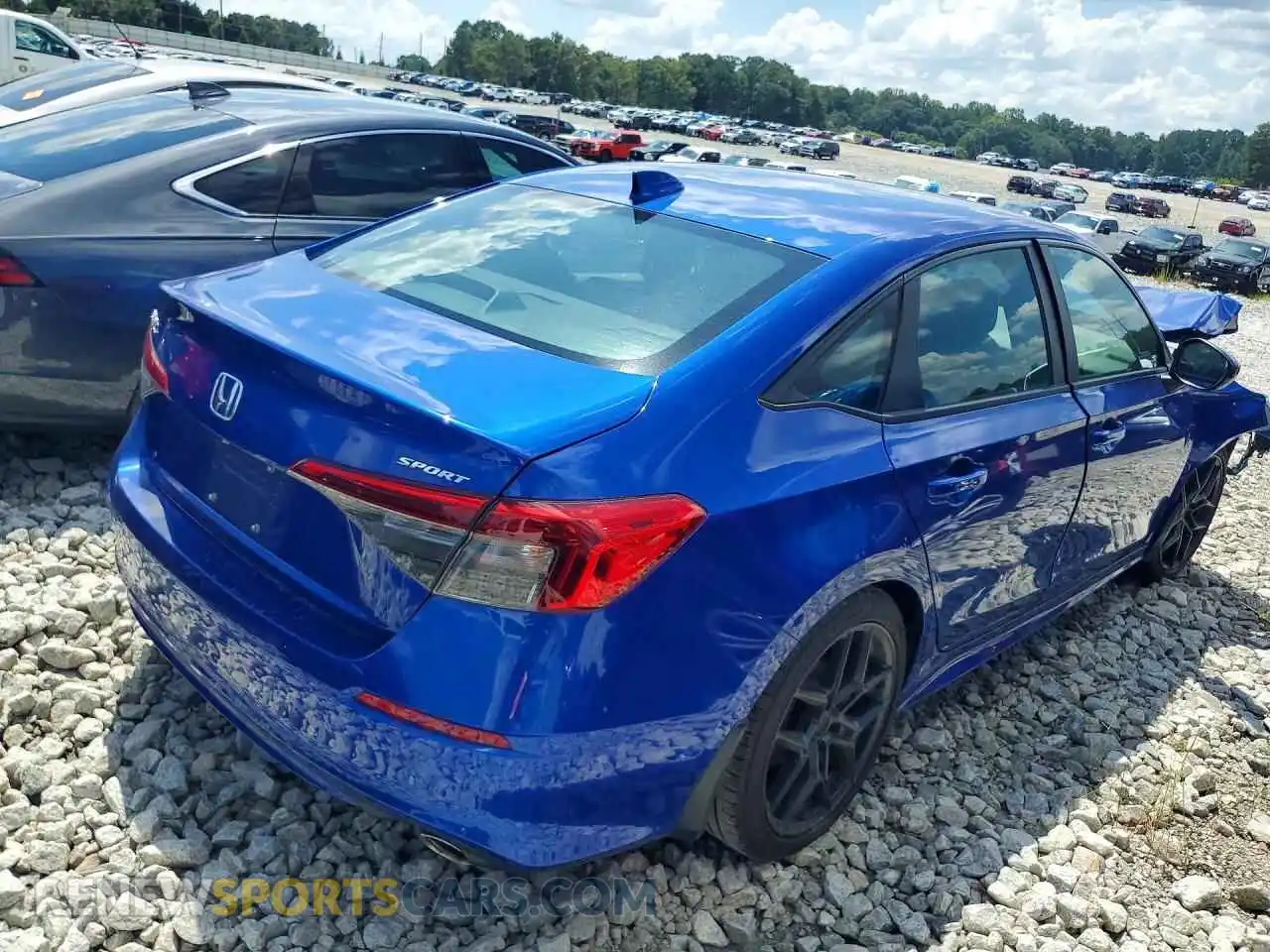 3 fotografías del automóvil dañado 2HGFE2F55PH508644 HONDA CIVIC 2023