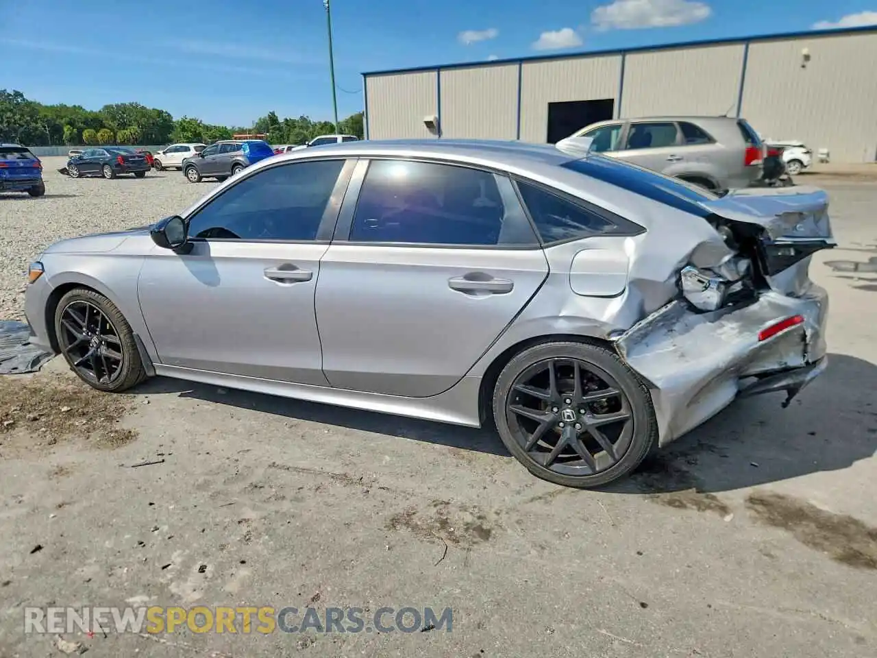 2 fotografías del automóvil dañado 2HGFE2F55PH510314 HONDA CIVIC 2023