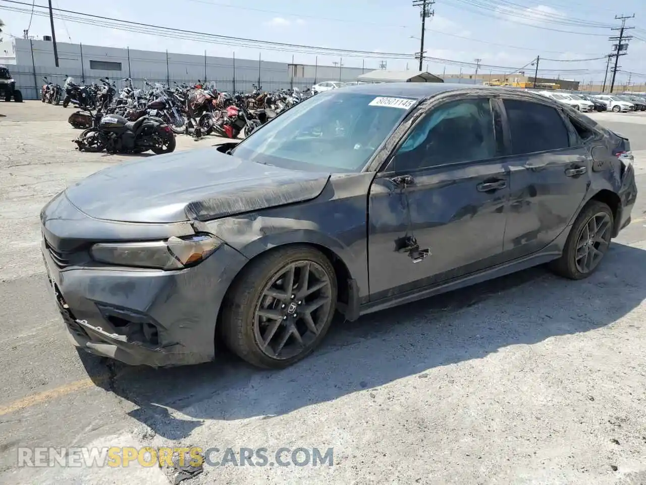 1 Photograph of a damaged car 2HGFE2F55PH512659 HONDA CIVIC 2023
