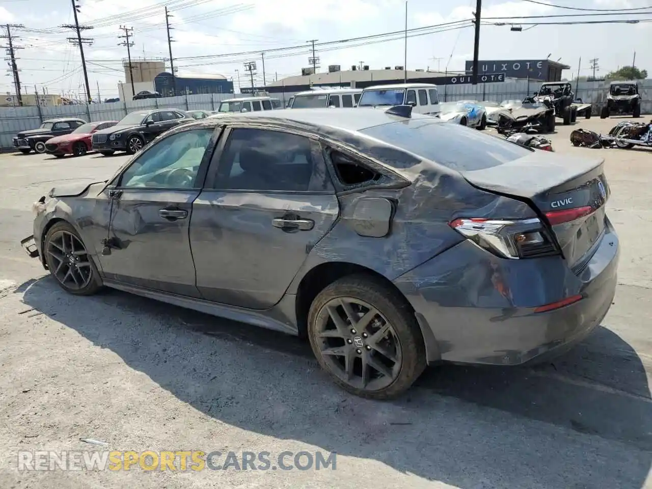 2 Photograph of a damaged car 2HGFE2F55PH512659 HONDA CIVIC 2023