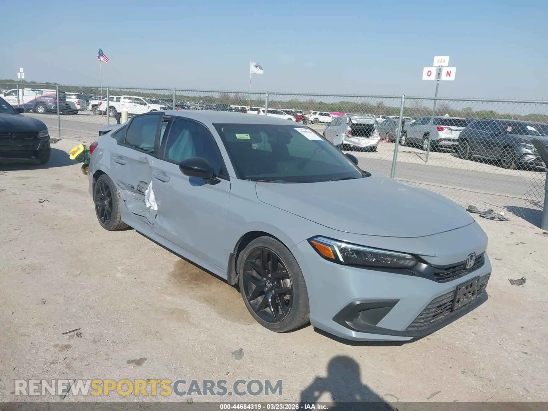1 Photograph of a damaged car 2HGFE2F55PH556953 HONDA CIVIC 2023