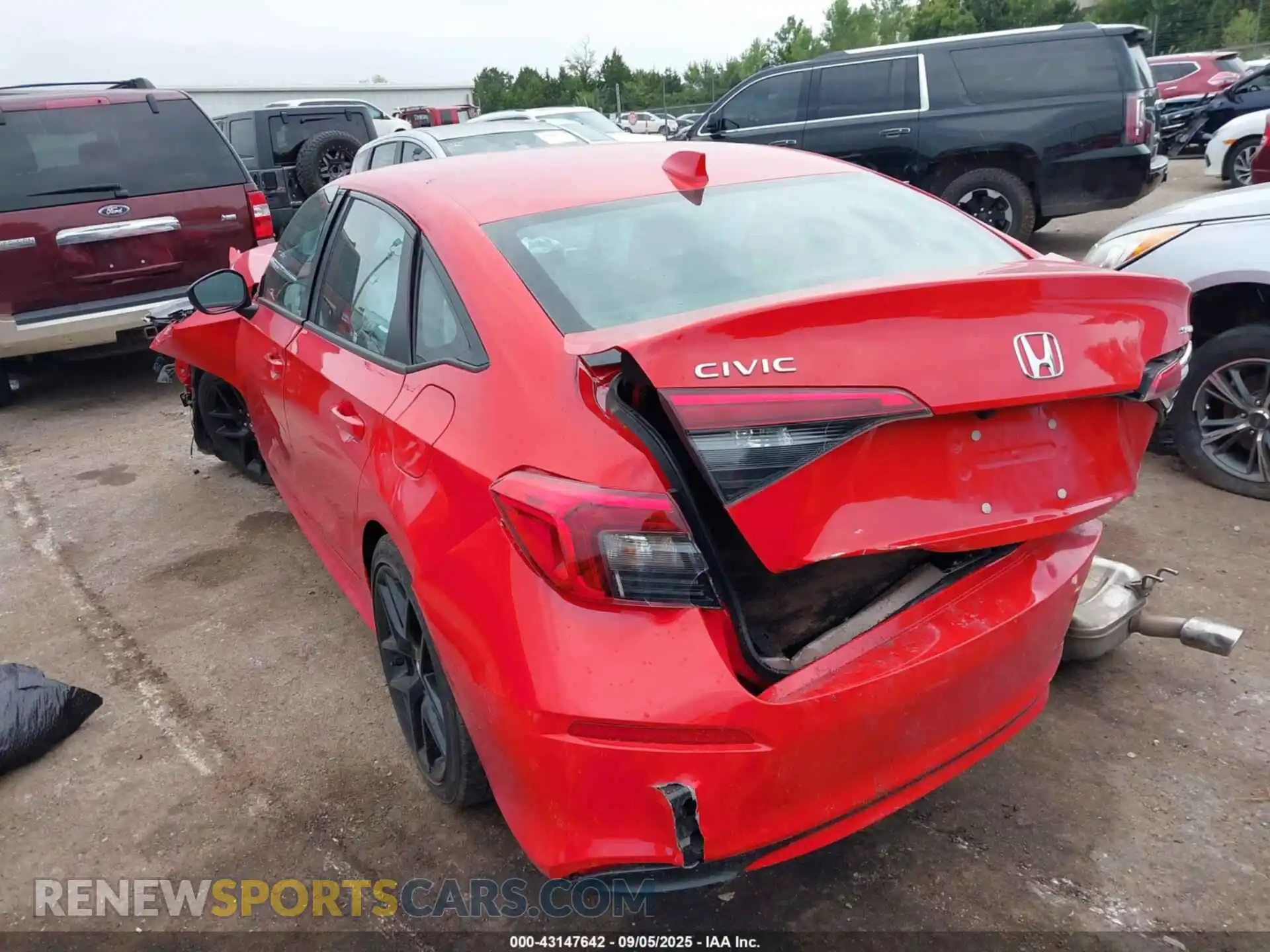 3 Photograph of a damaged car 2HGFE2F56PH512153 HONDA CIVIC 2023