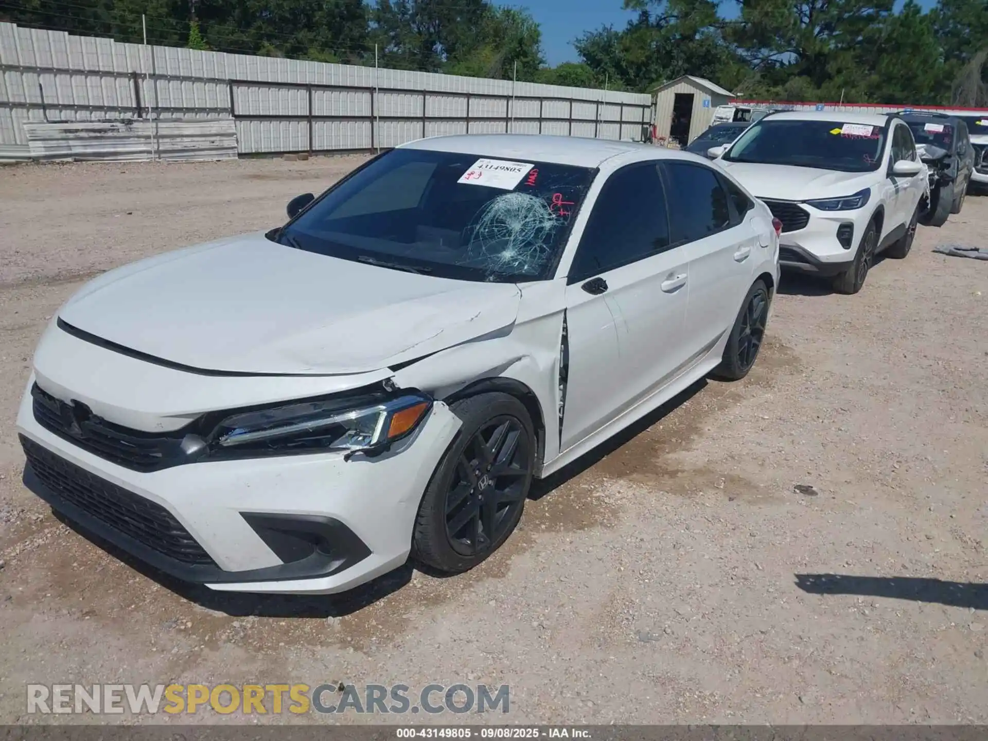 2 fotografías del automóvil dañado 2HGFE2F56PH512699 HONDA CIVIC 2023
