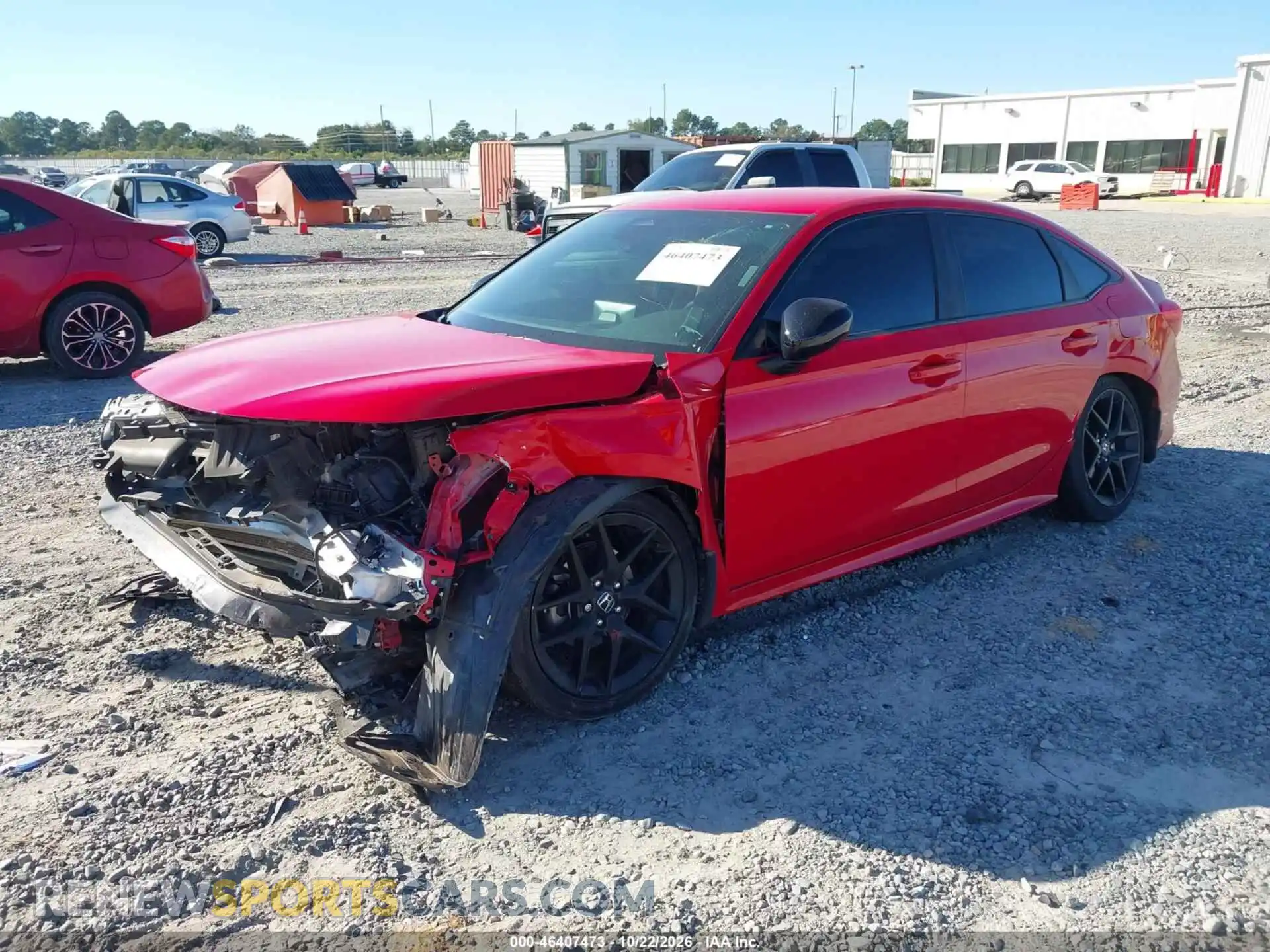 2 fotografías del automóvil dañado 2HGFE2F56PH521239 HONDA CIVIC 2023