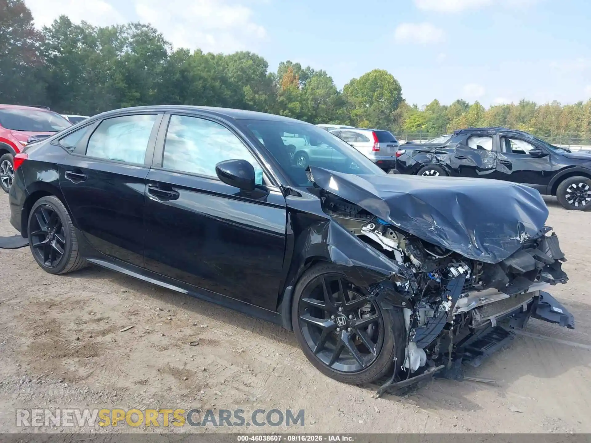 1 Photograph of a damaged car 2HGFE2F56PH557206 HONDA CIVIC 2023