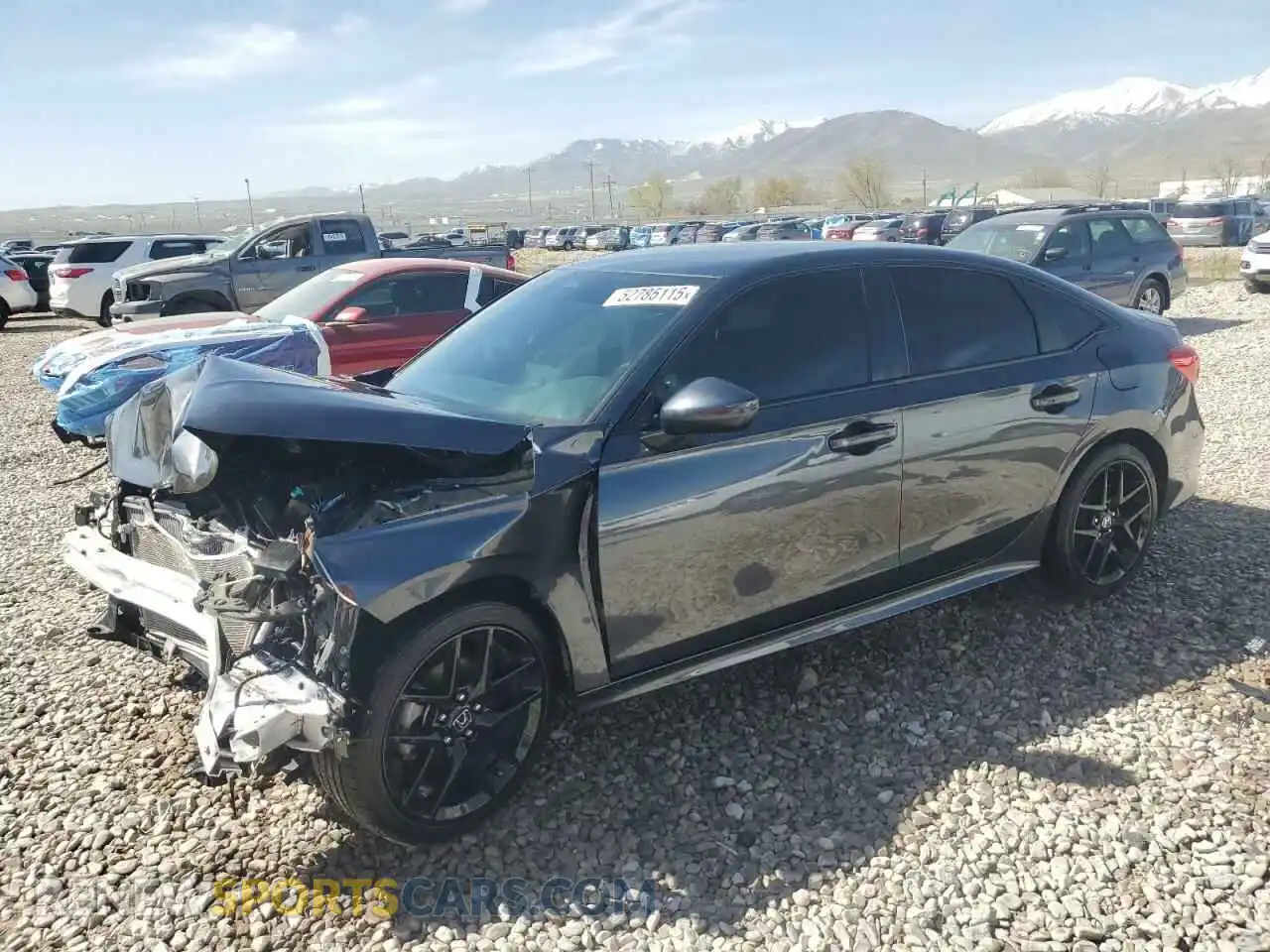 1 Photograph of a damaged car 2HGFE2F56PH566939 HONDA CIVIC 2023