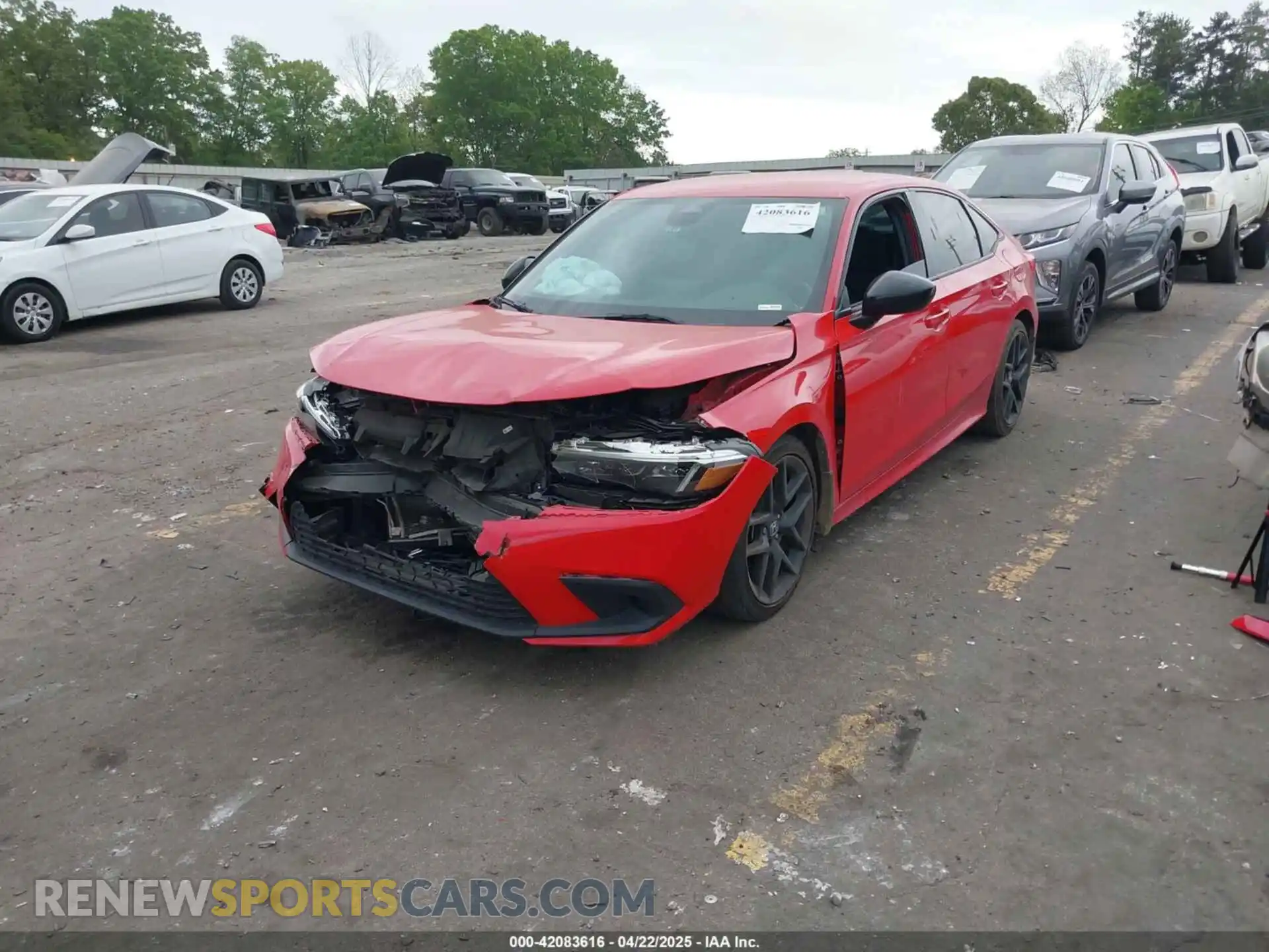 2 Photograph of a damaged car 2HGFE2F57PH505843 HONDA CIVIC 2023