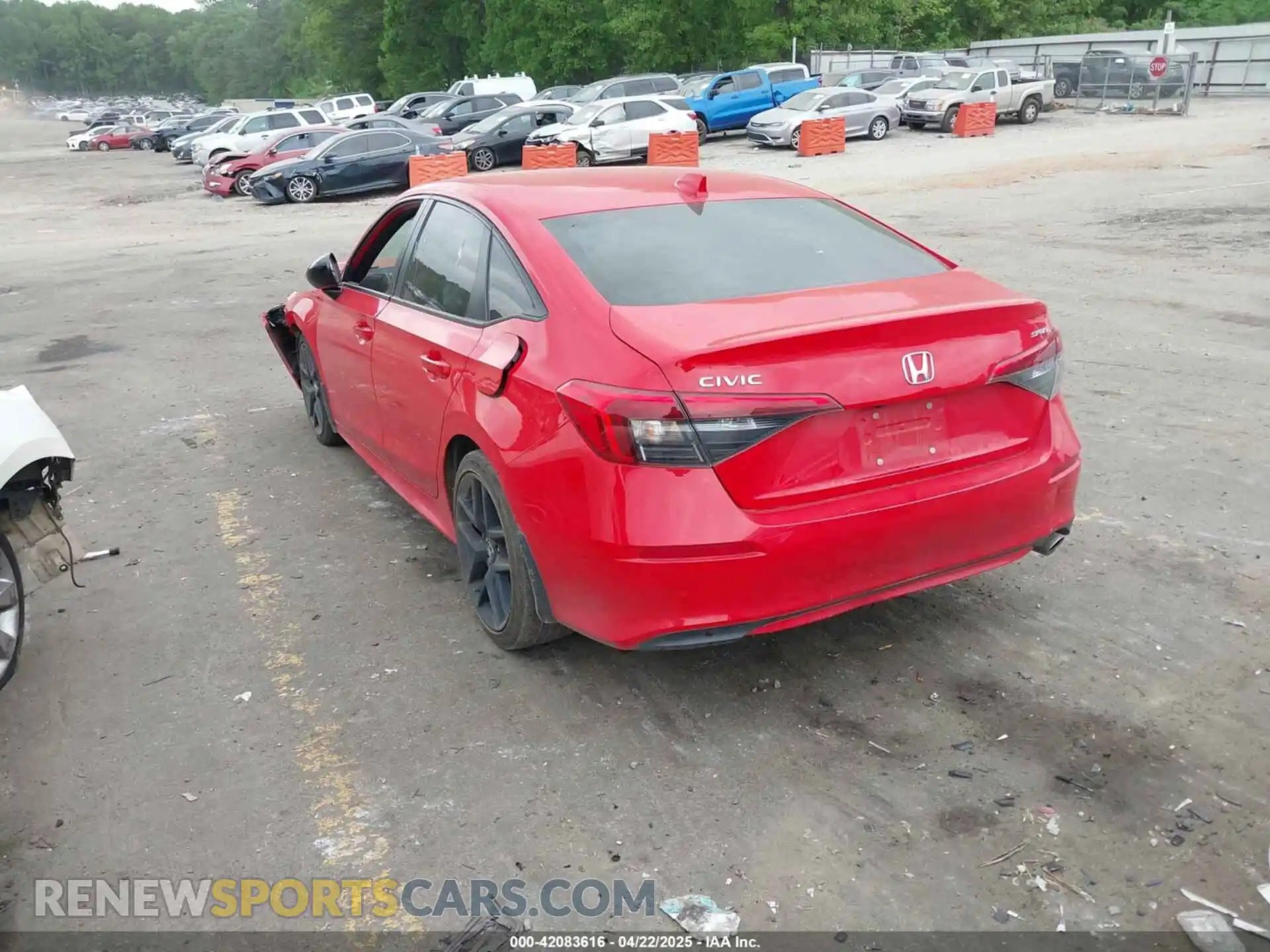 3 Photograph of a damaged car 2HGFE2F57PH505843 HONDA CIVIC 2023