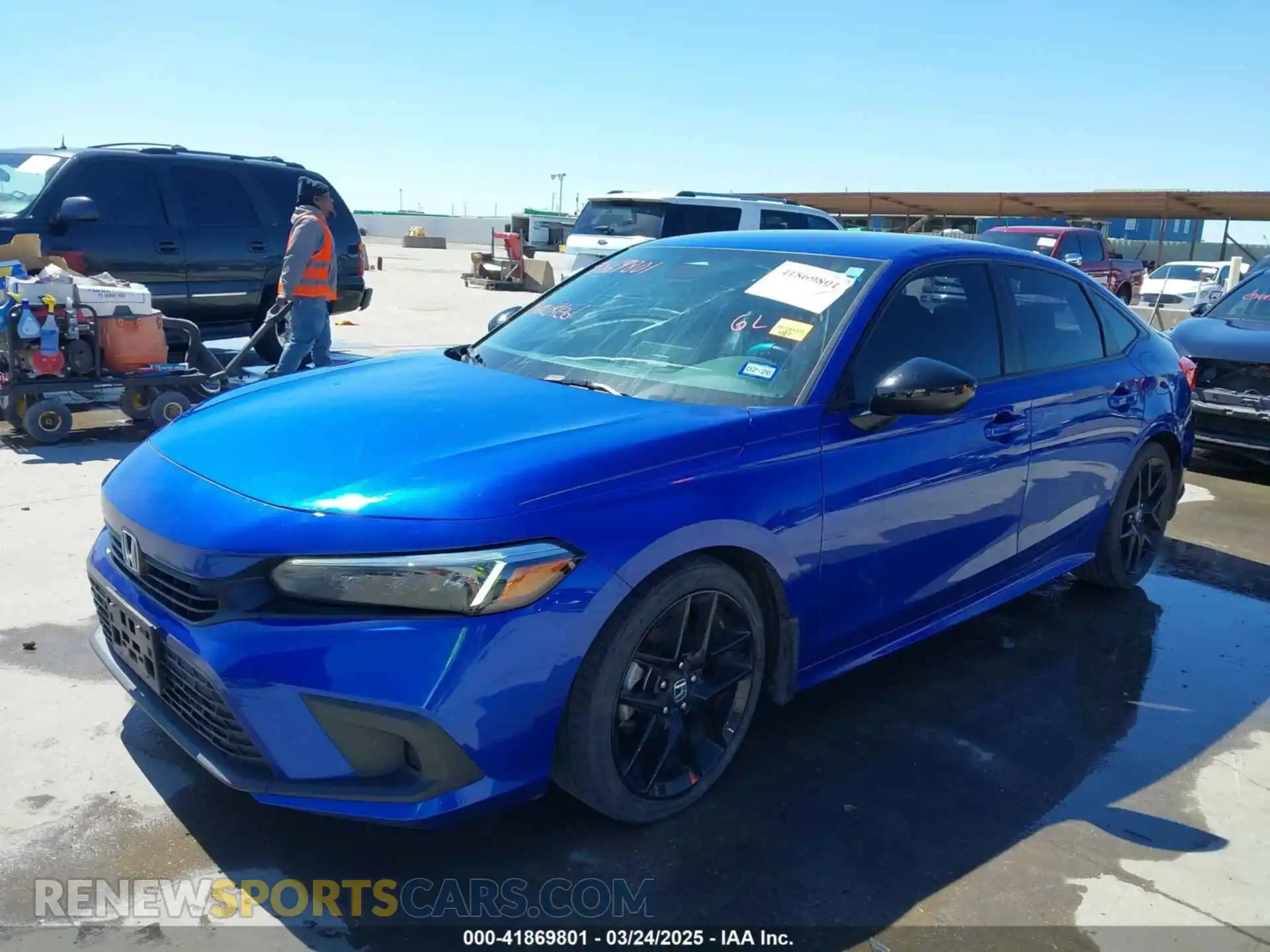 2 Photograph of a damaged car 2HGFE2F57PH519516 HONDA CIVIC 2023
