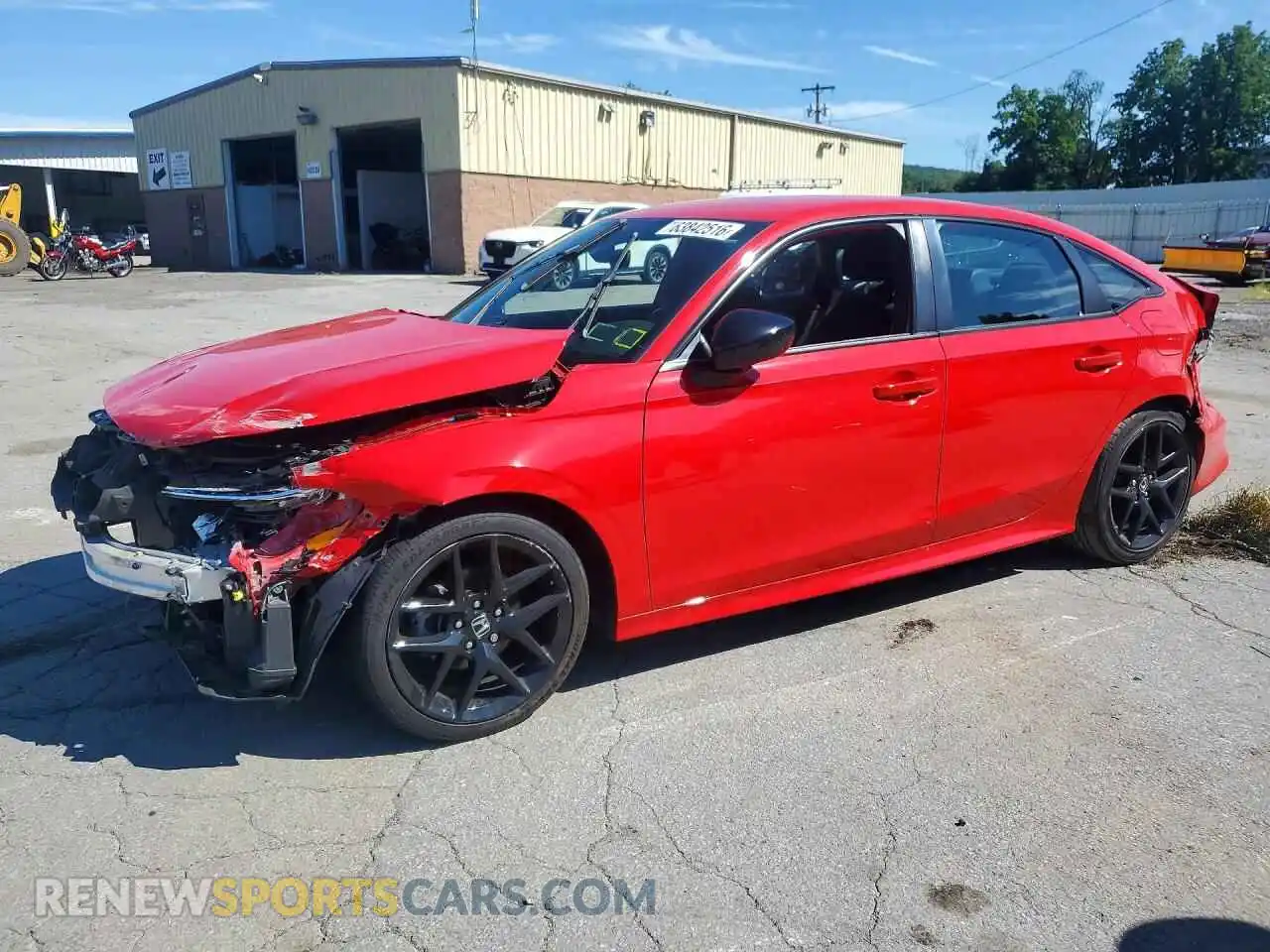 1 Photograph of a damaged car 2HGFE2F57PH531035 HONDA CIVIC 2023