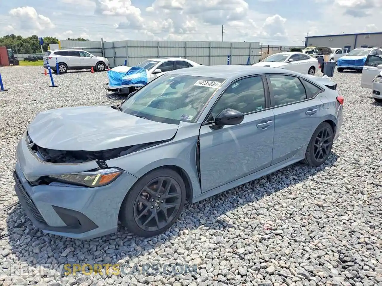 1 Photograph of a damaged car 2HGFE2F57PH547008 HONDA CIVIC 2023