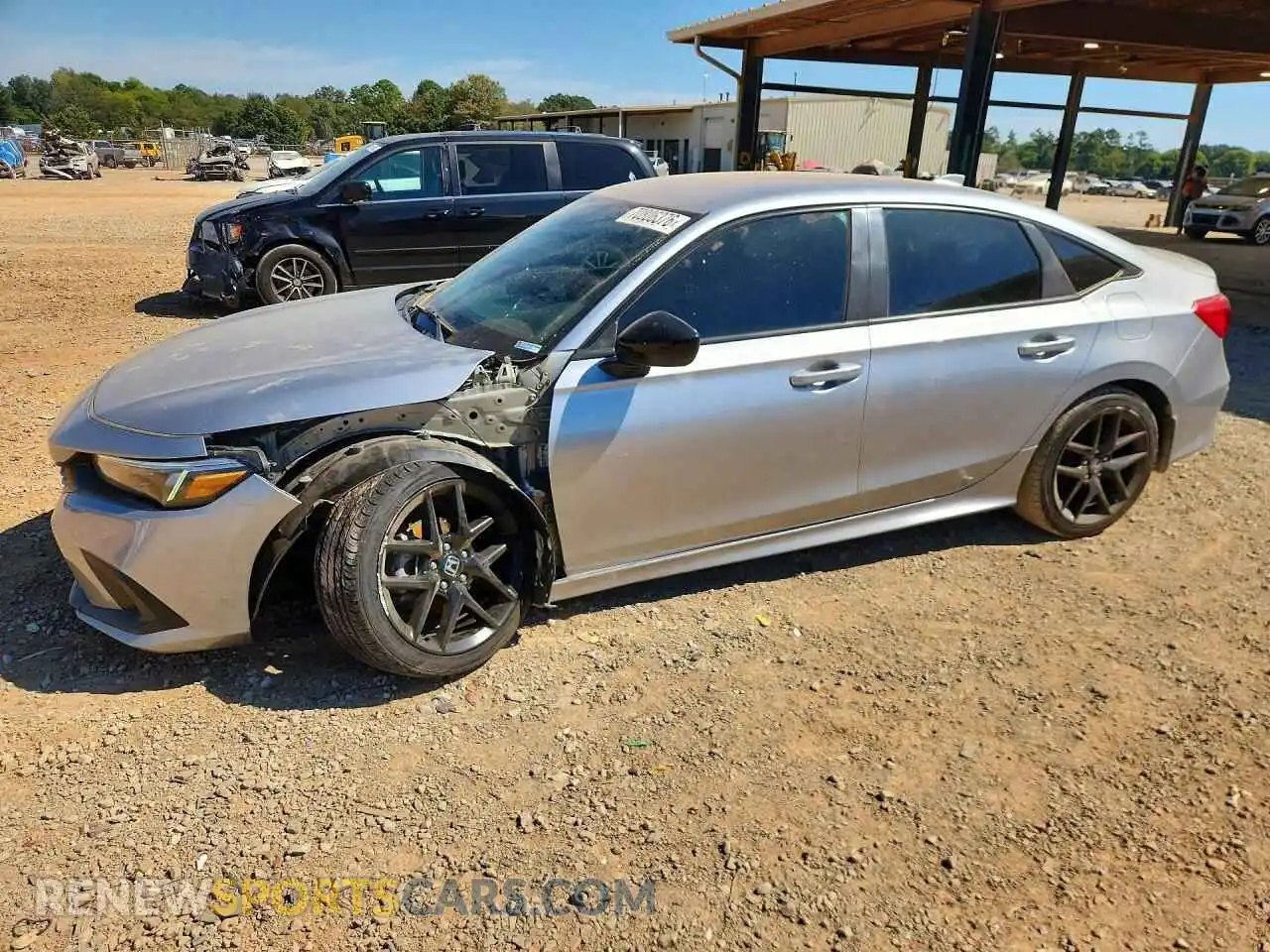 1 Photograph of a damaged car 2HGFE2F57PH555562 HONDA CIVIC 2023