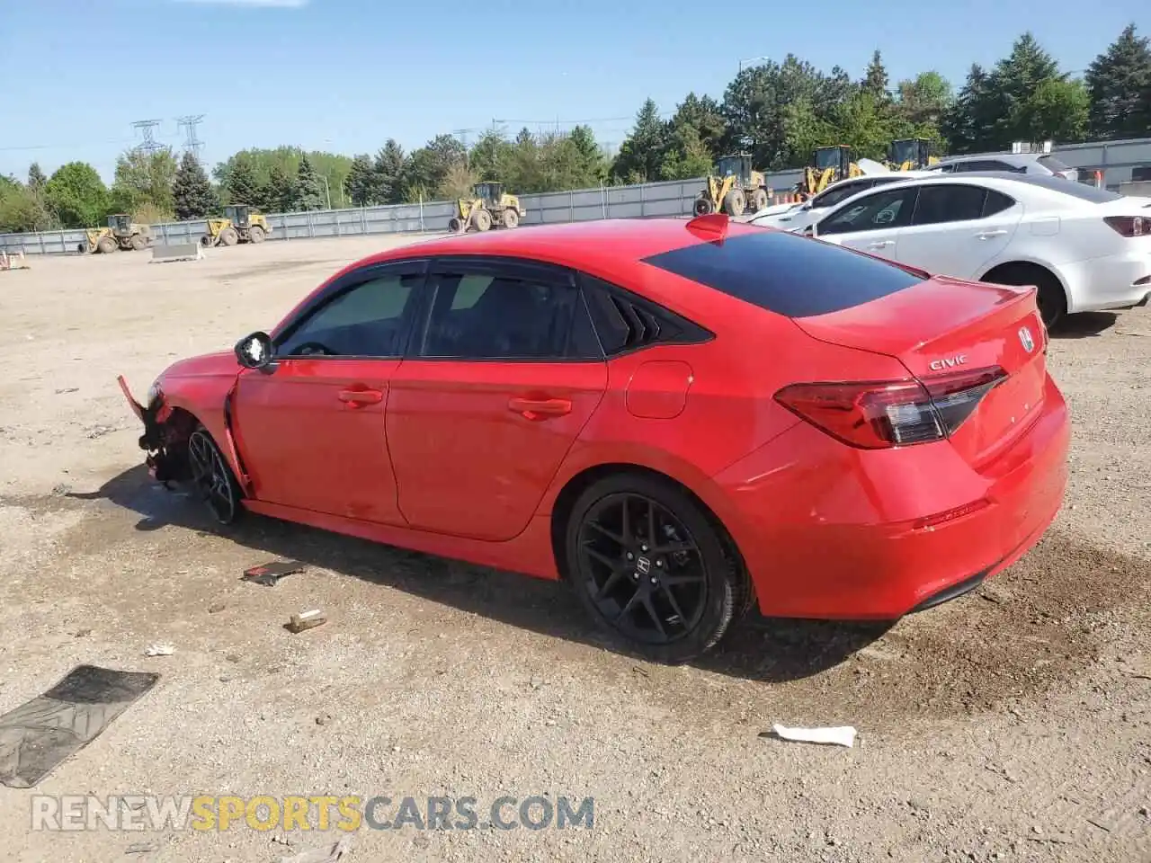 2 Photograph of a damaged car 2HGFE2F57PH570756 HONDA CIVIC 2023