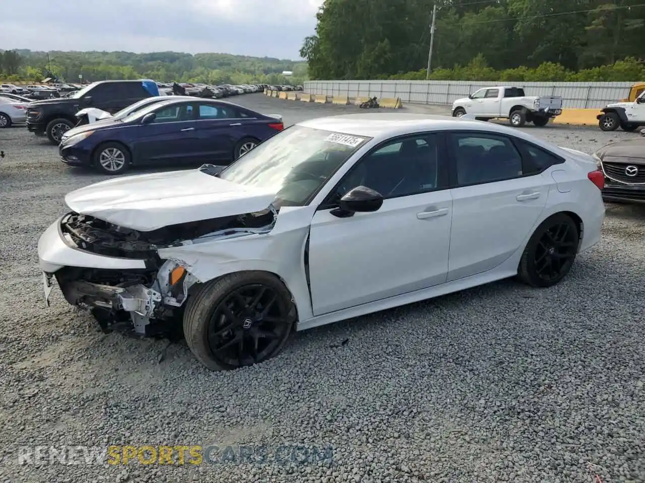 1 Photograph of a damaged car 2HGFE2F58PH500635 HONDA CIVIC 2023