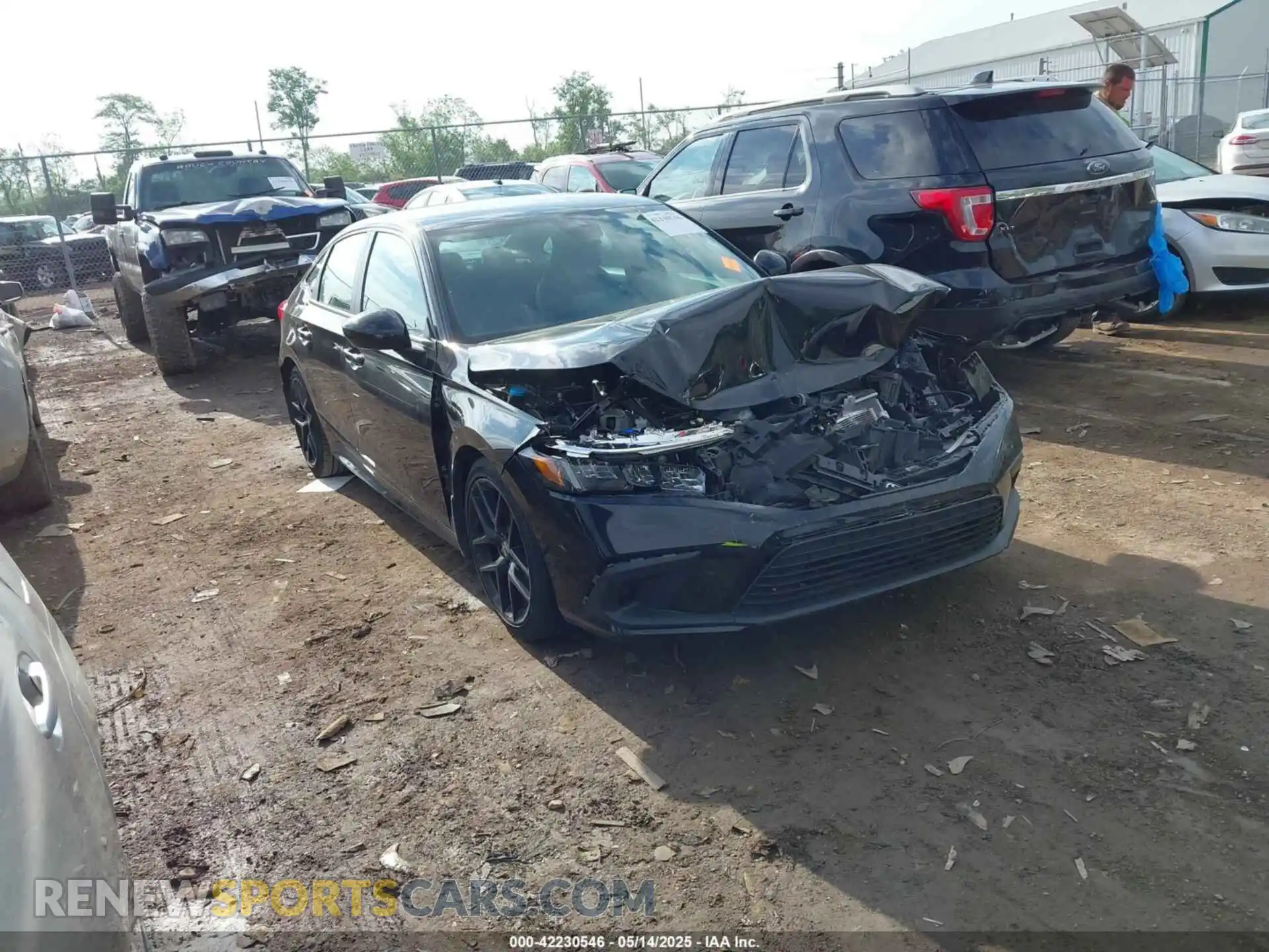 1 Photograph of a damaged car 2HGFE2F58PH508945 HONDA CIVIC 2023