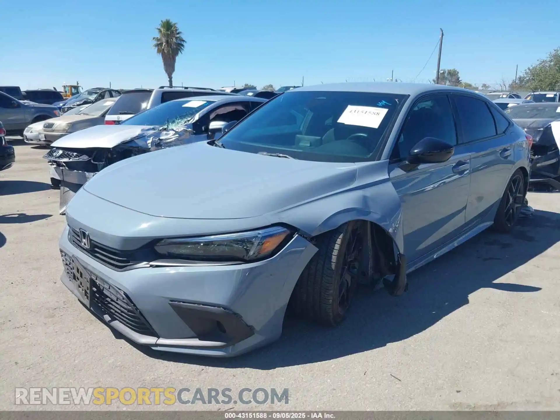 2 Photograph of a damaged car 2HGFE2F58PH524403 HONDA CIVIC 2023