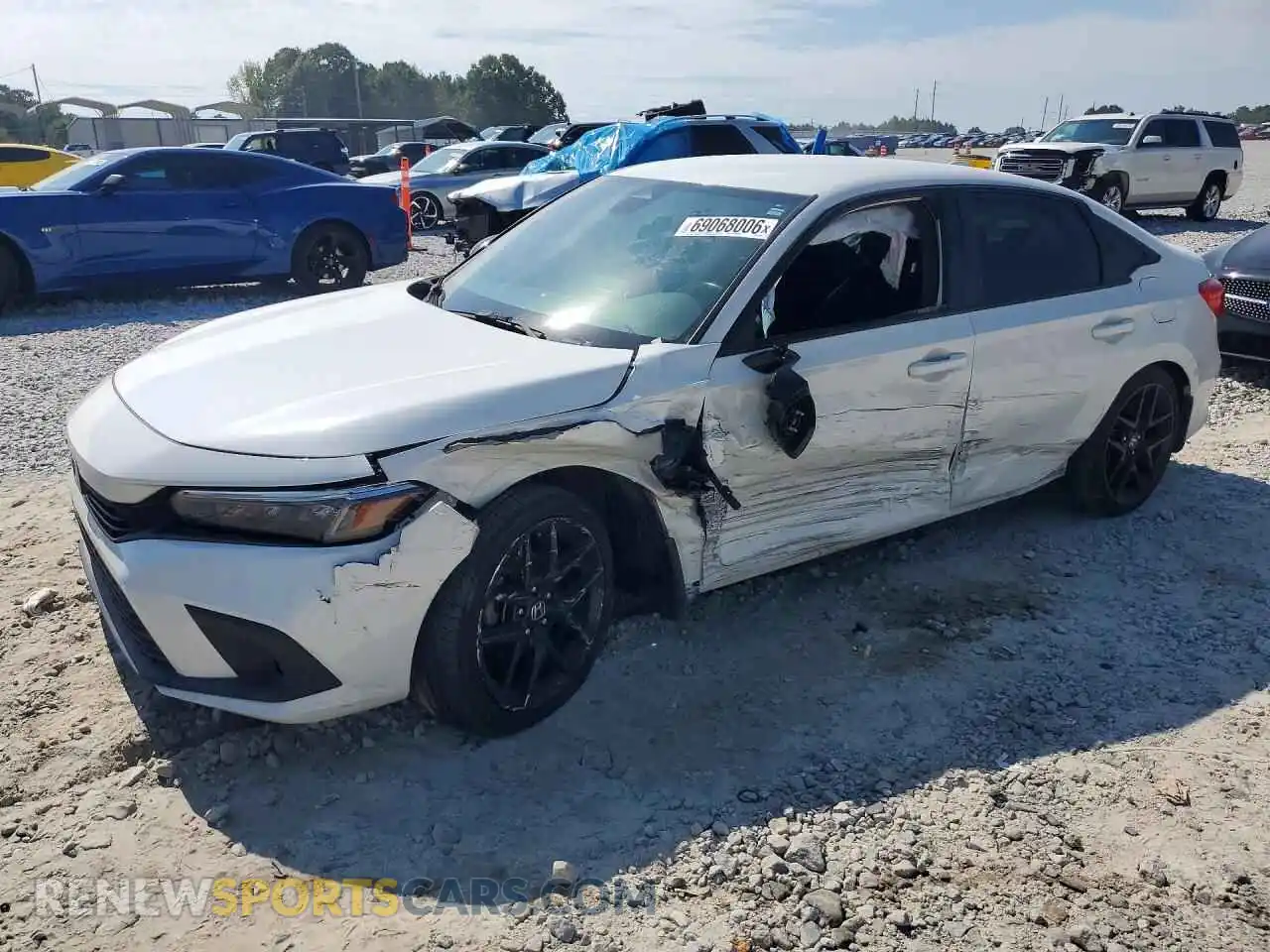 1 Photograph of a damaged car 2HGFE2F58PH548569 HONDA CIVIC 2023
