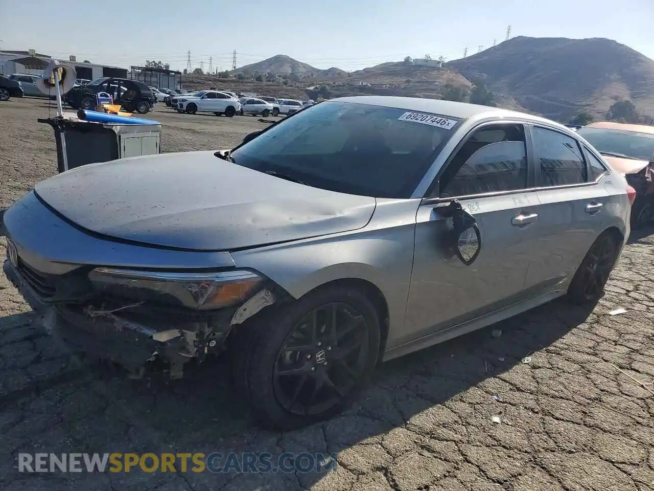1 Photograph of a damaged car 2HGFE2F58PH550970 HONDA CIVIC 2023