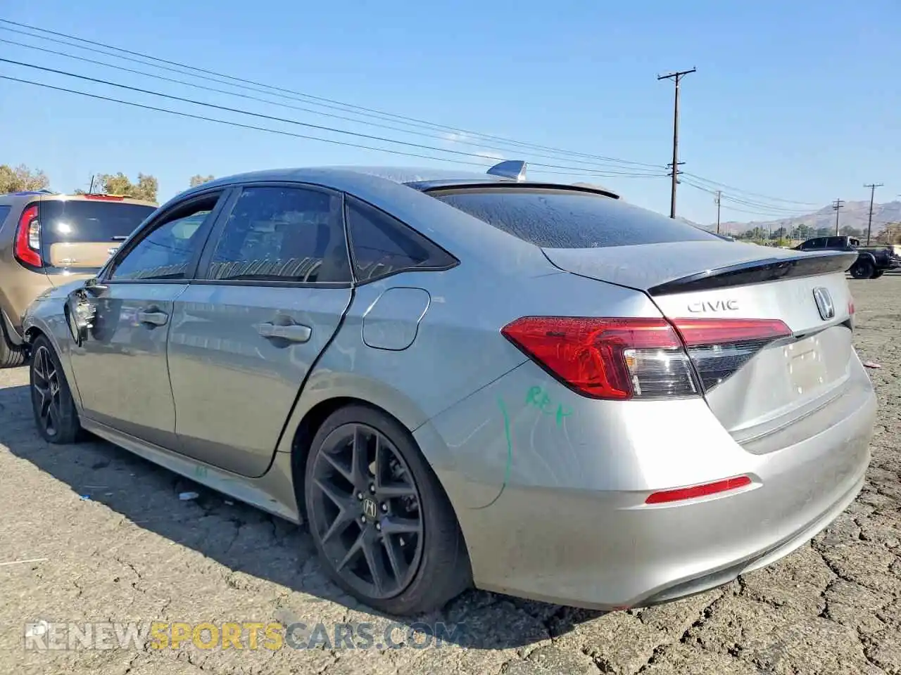 2 Photograph of a damaged car 2HGFE2F58PH550970 HONDA CIVIC 2023