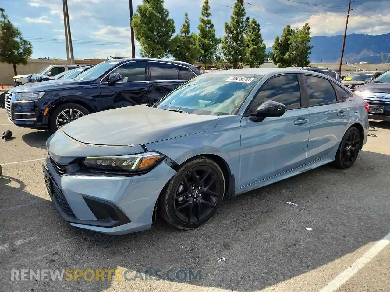 1 Photograph of a damaged car 2HGFE2F58PH555960 HONDA CIVIC 2023
