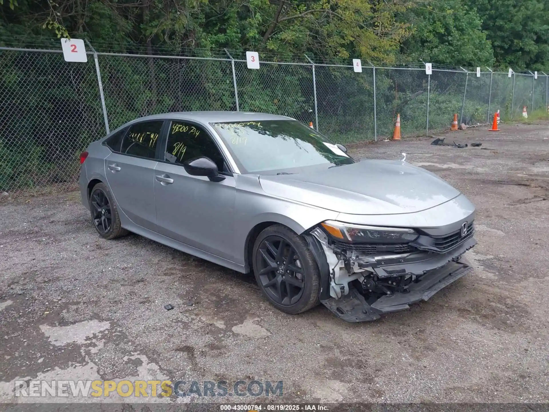 1 Photograph of a damaged car 2HGFE2F58PH557661 HONDA CIVIC 2023