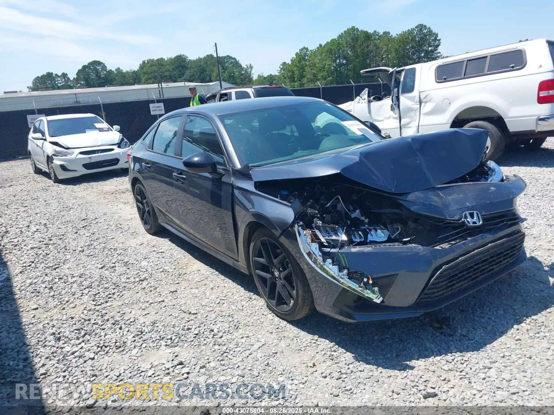 1 Photograph of a damaged car 2HGFE2F58PH558597 HONDA CIVIC 2023