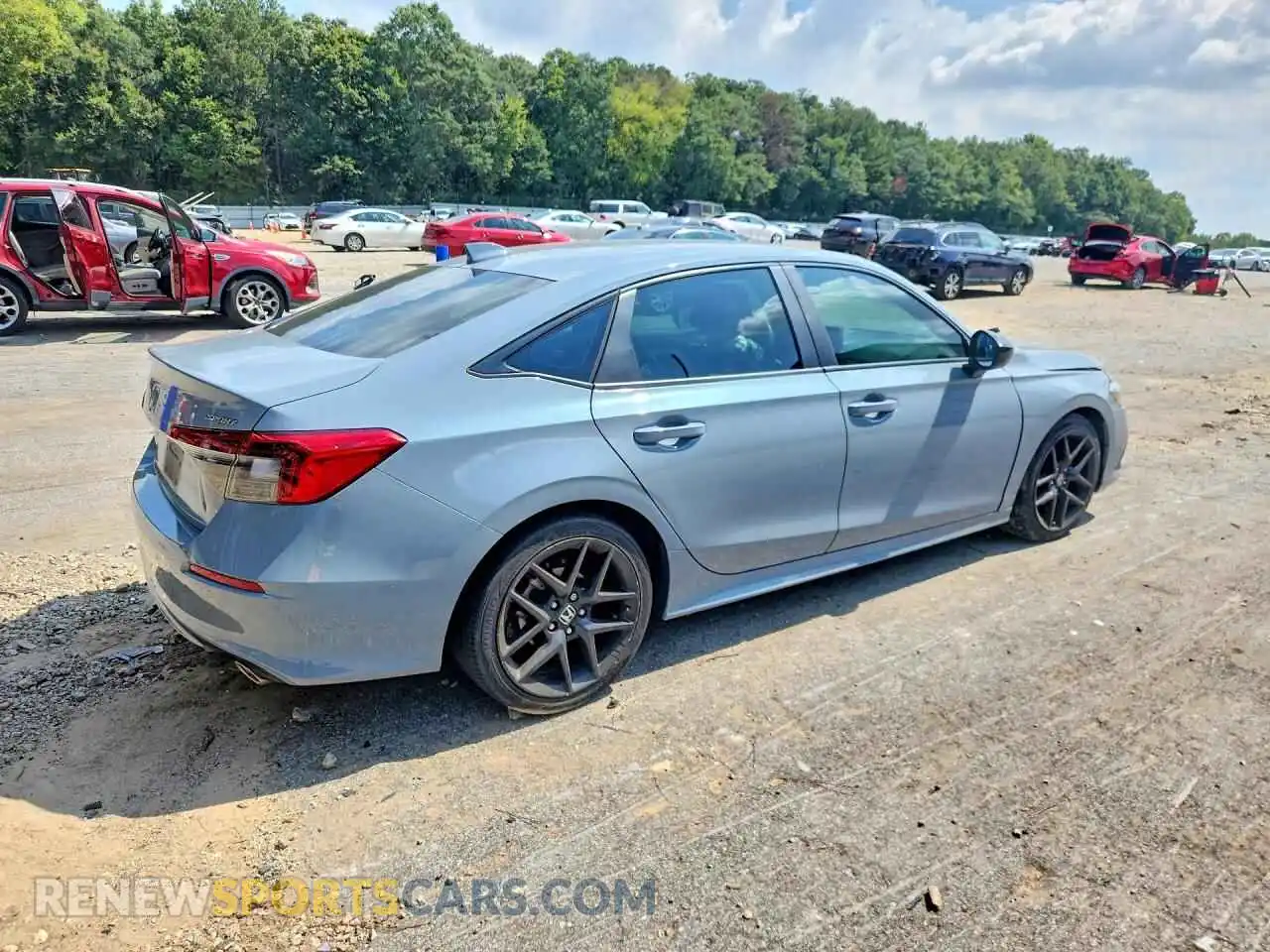 3 fotografías del automóvil dañado 2HGFE2F58PH560933 HONDA CIVIC 2023