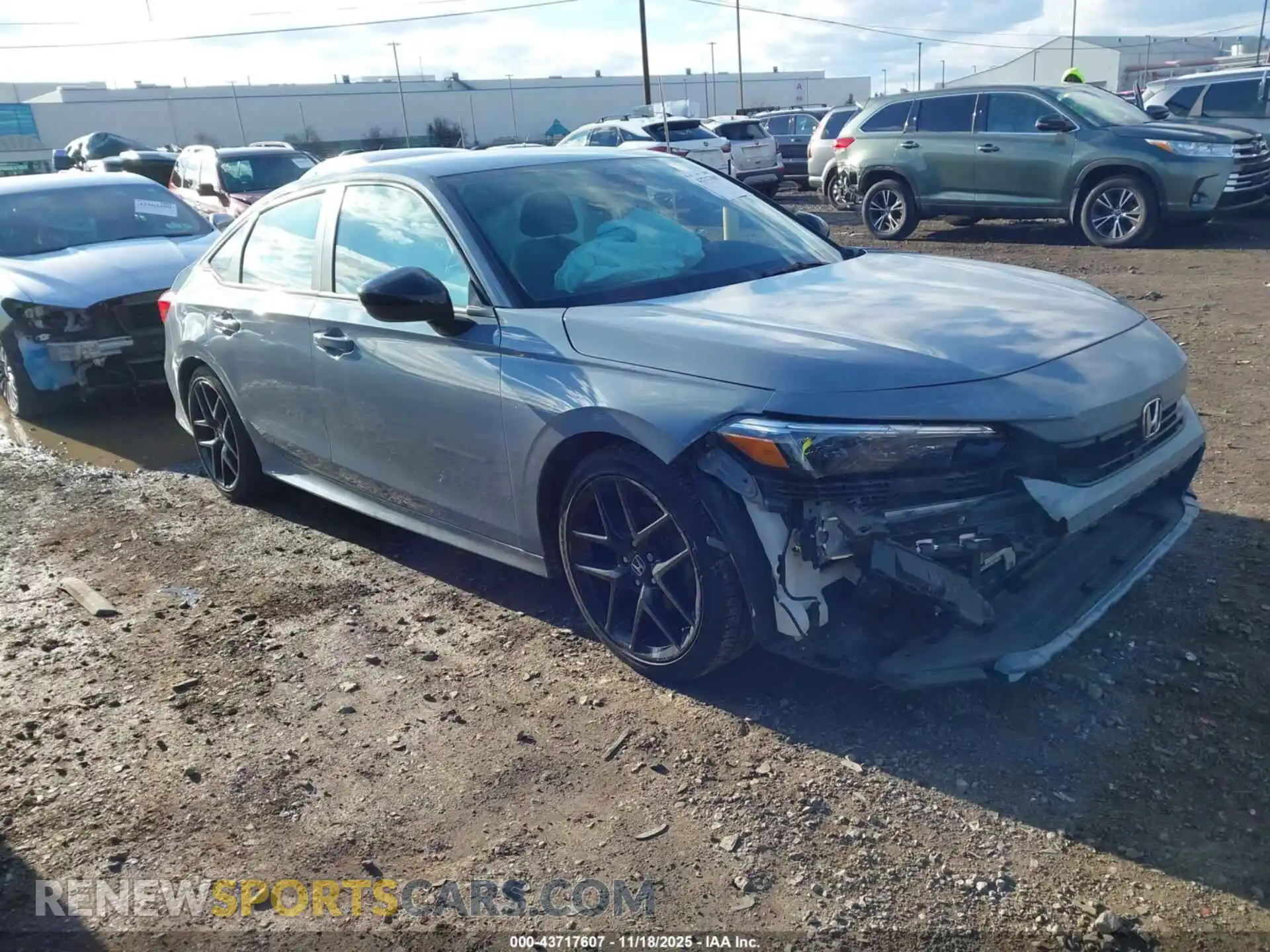 1 Photograph of a damaged car 2HGFE2F58PH563458 HONDA CIVIC 2023