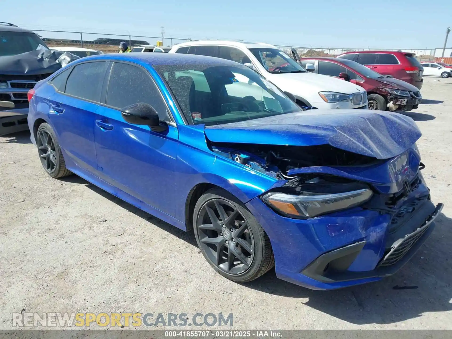 1 Photograph of a damaged car 2HGFE2F58PH565193 HONDA CIVIC 2023