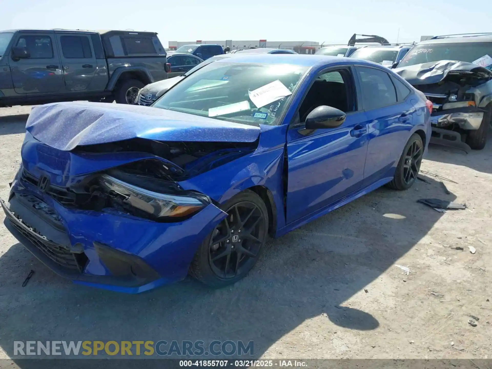 2 Photograph of a damaged car 2HGFE2F58PH565193 HONDA CIVIC 2023