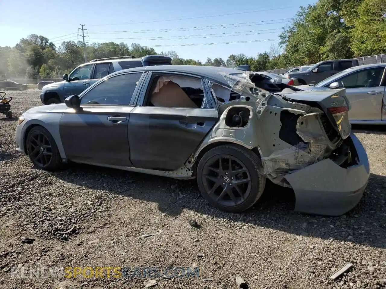 2 Photograph of a damaged car 2HGFE2F59PH506671 HONDA CIVIC 2023