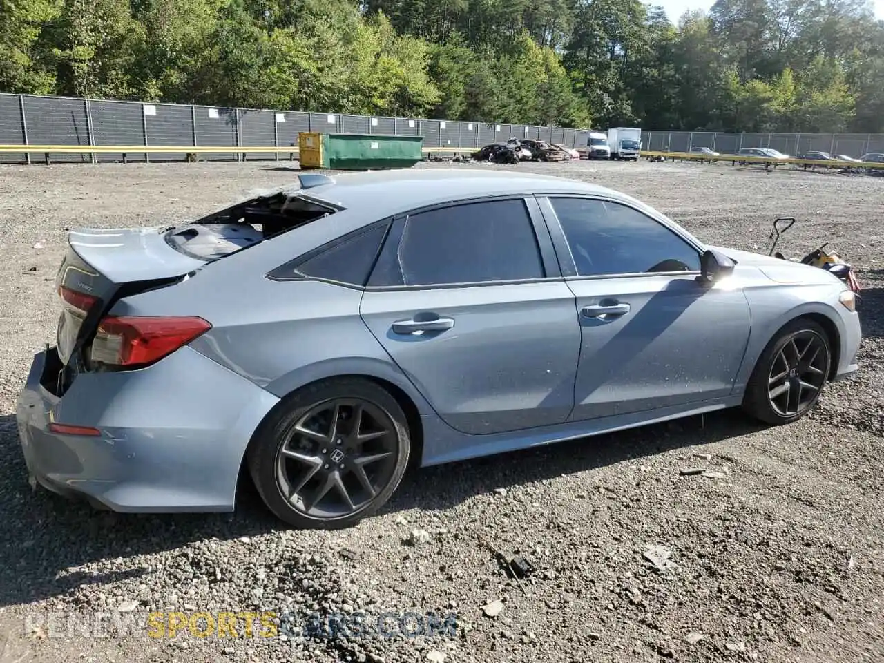 3 Photograph of a damaged car 2HGFE2F59PH506671 HONDA CIVIC 2023