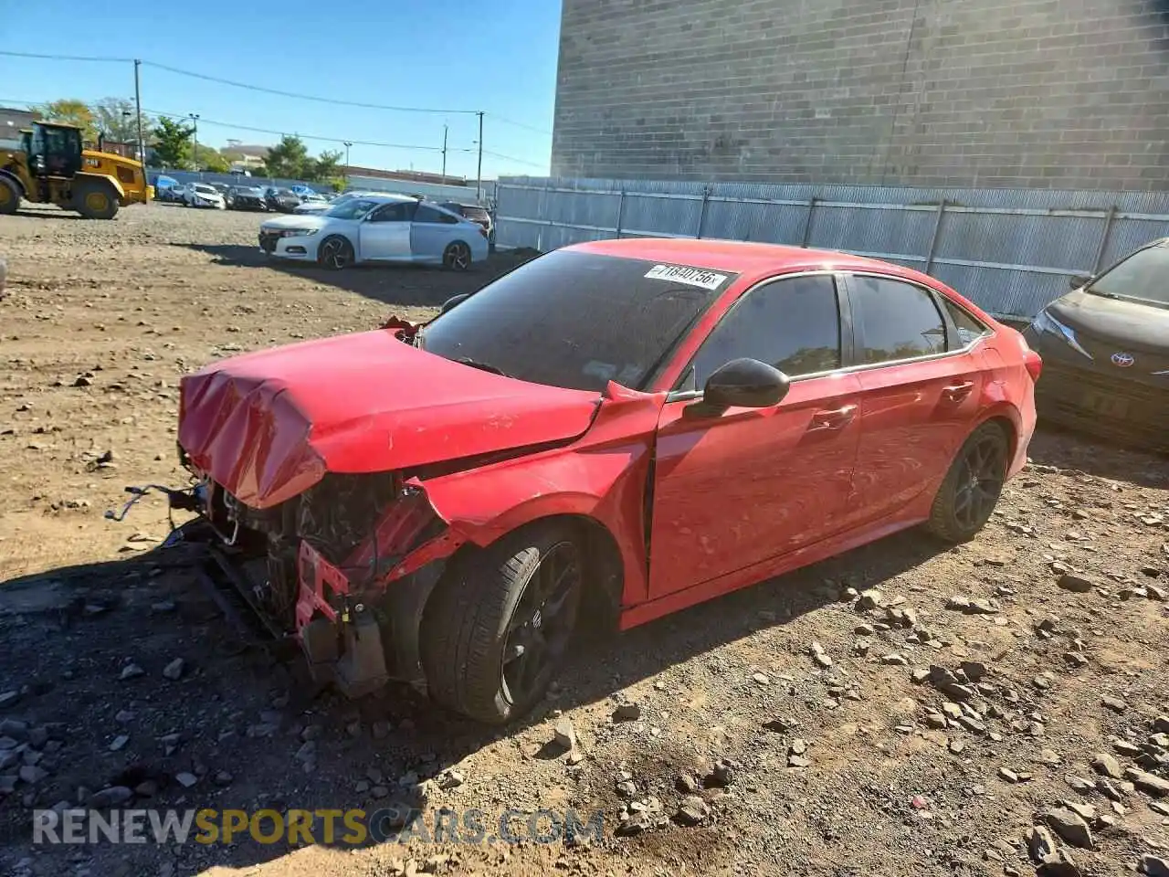1 fotografías del automóvil dañado 2HGFE2F59PH507870 HONDA CIVIC 2023