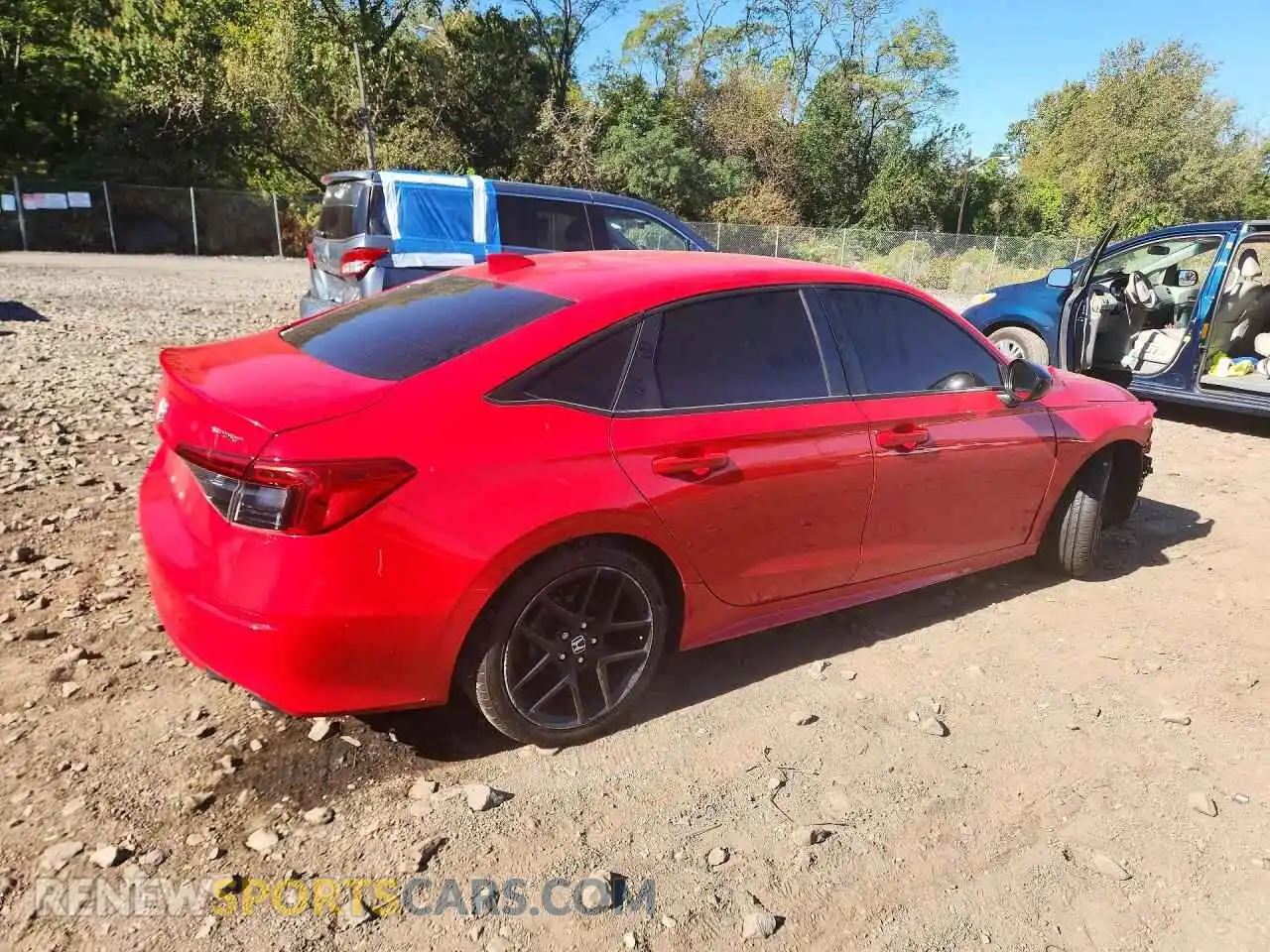 3 fotografías del automóvil dañado 2HGFE2F59PH507870 HONDA CIVIC 2023