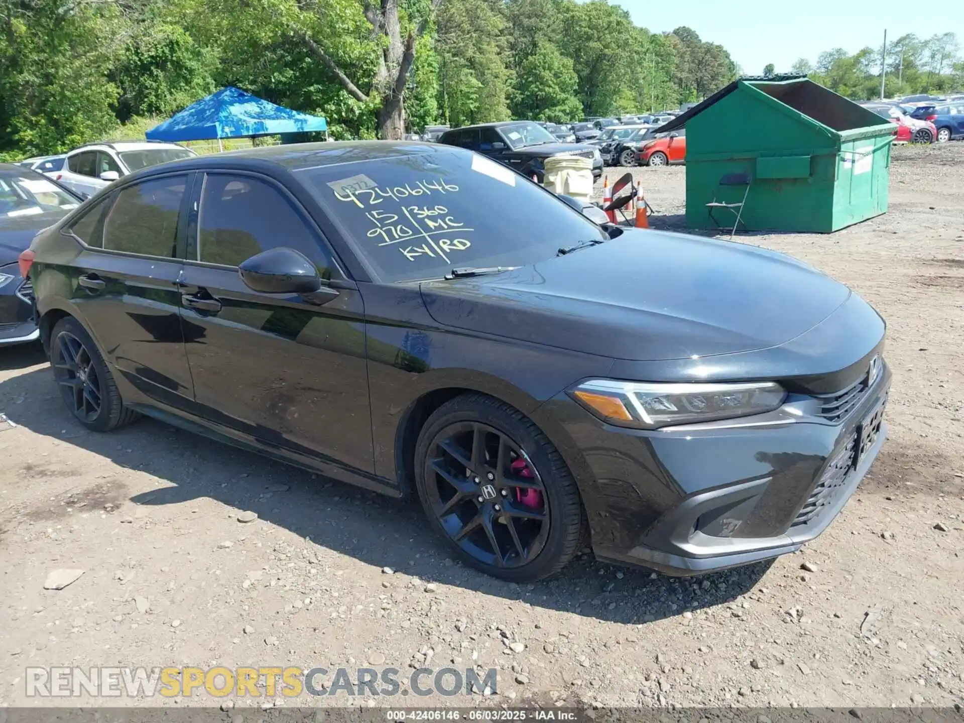1 Photograph of a damaged car 2HGFE2F59PH511952 HONDA CIVIC 2023