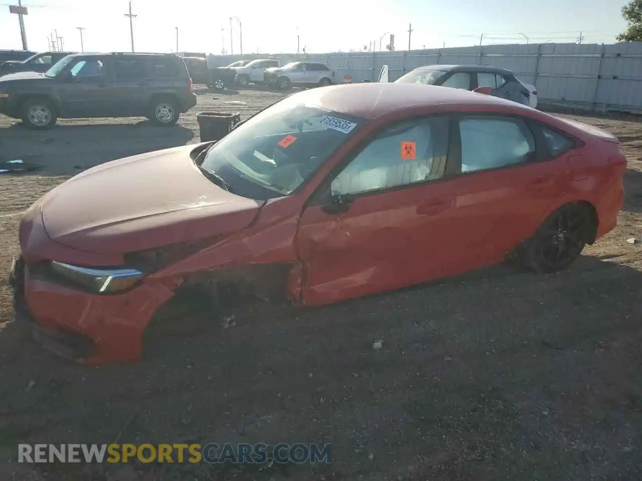 1 Photograph of a damaged car 2HGFE2F59PH522482 HONDA CIVIC 2023