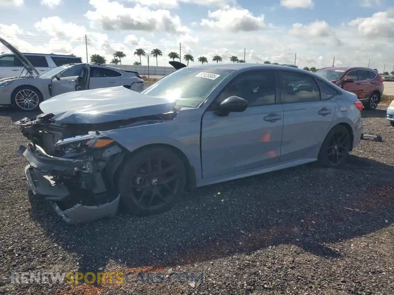 1 Photograph of a damaged car 2HGFE2F59PH530033 HONDA CIVIC 2023
