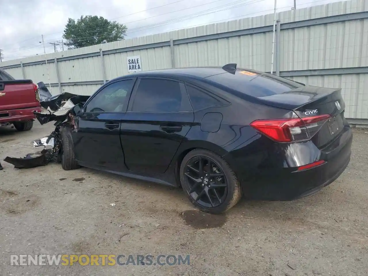 2 fotografías del automóvil dañado 2HGFE2F59PH532185 HONDA CIVIC 2023