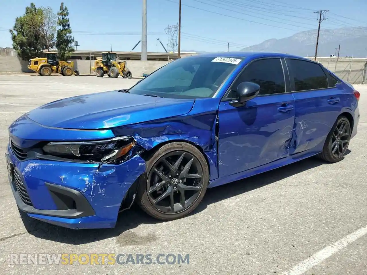 1 Photograph of a damaged car 2HGFE2F59PH533336 HONDA CIVIC 2023