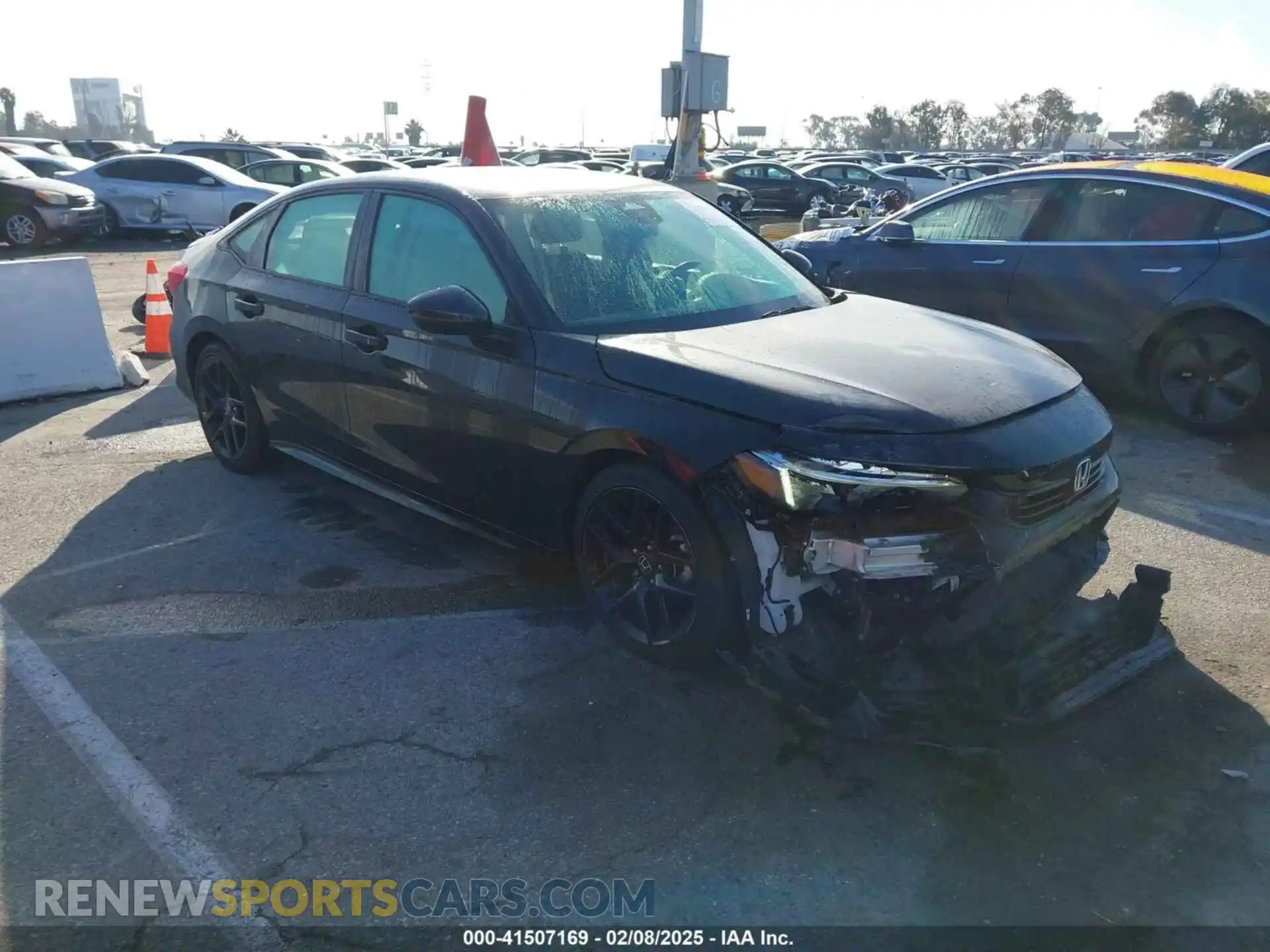 1 Photograph of a damaged car 2HGFE2F59PH548693 HONDA CIVIC 2023