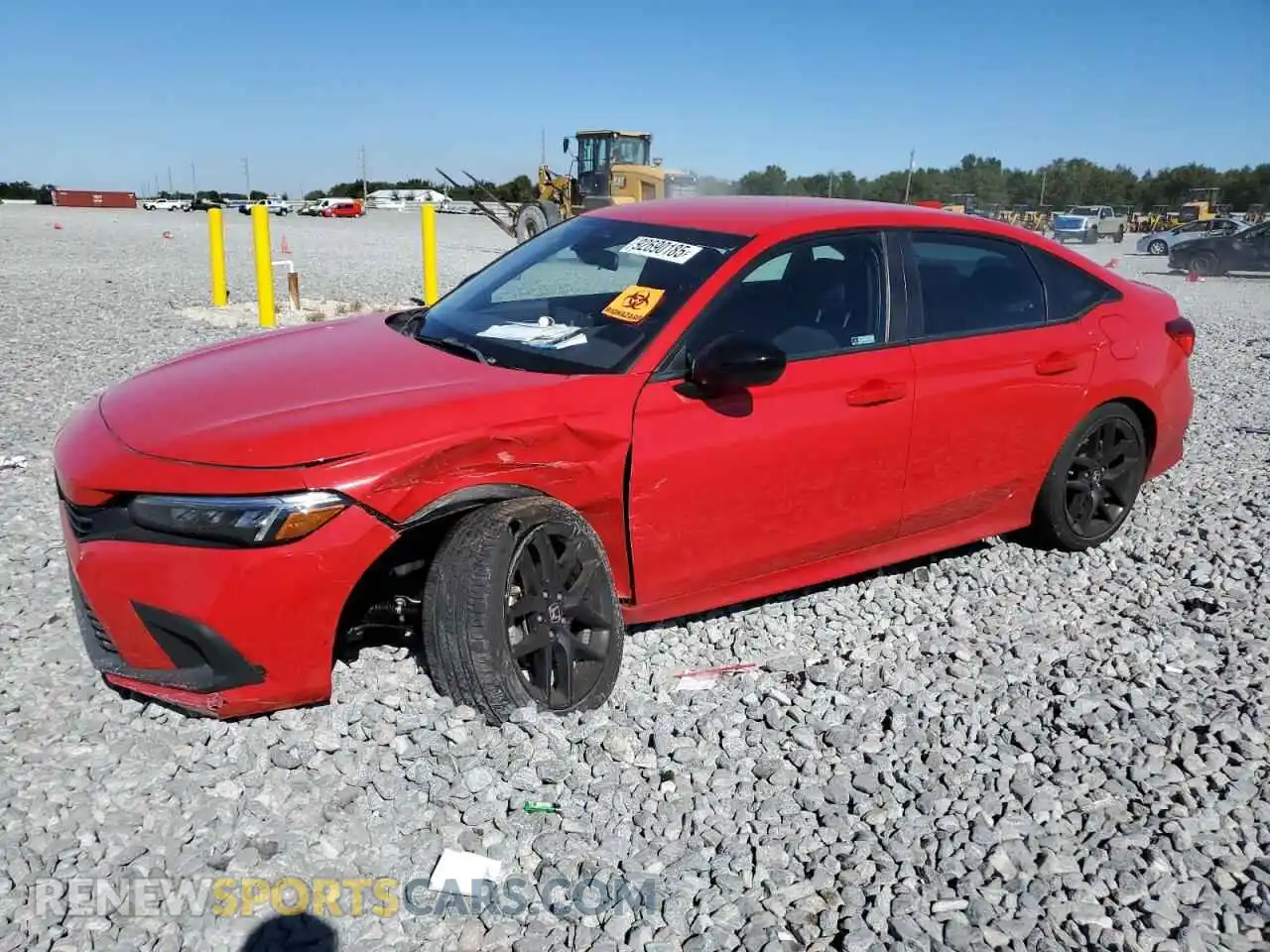 1 Photograph of a damaged car 2HGFE2F59PH552193 HONDA CIVIC 2023