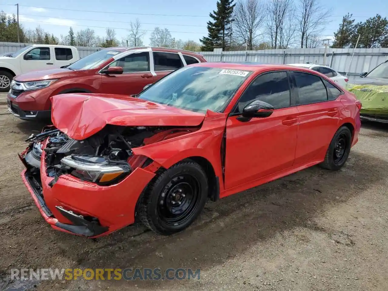 1 Photograph of a damaged car 2HGFE2F5XPH103928 HONDA CIVIC 2023