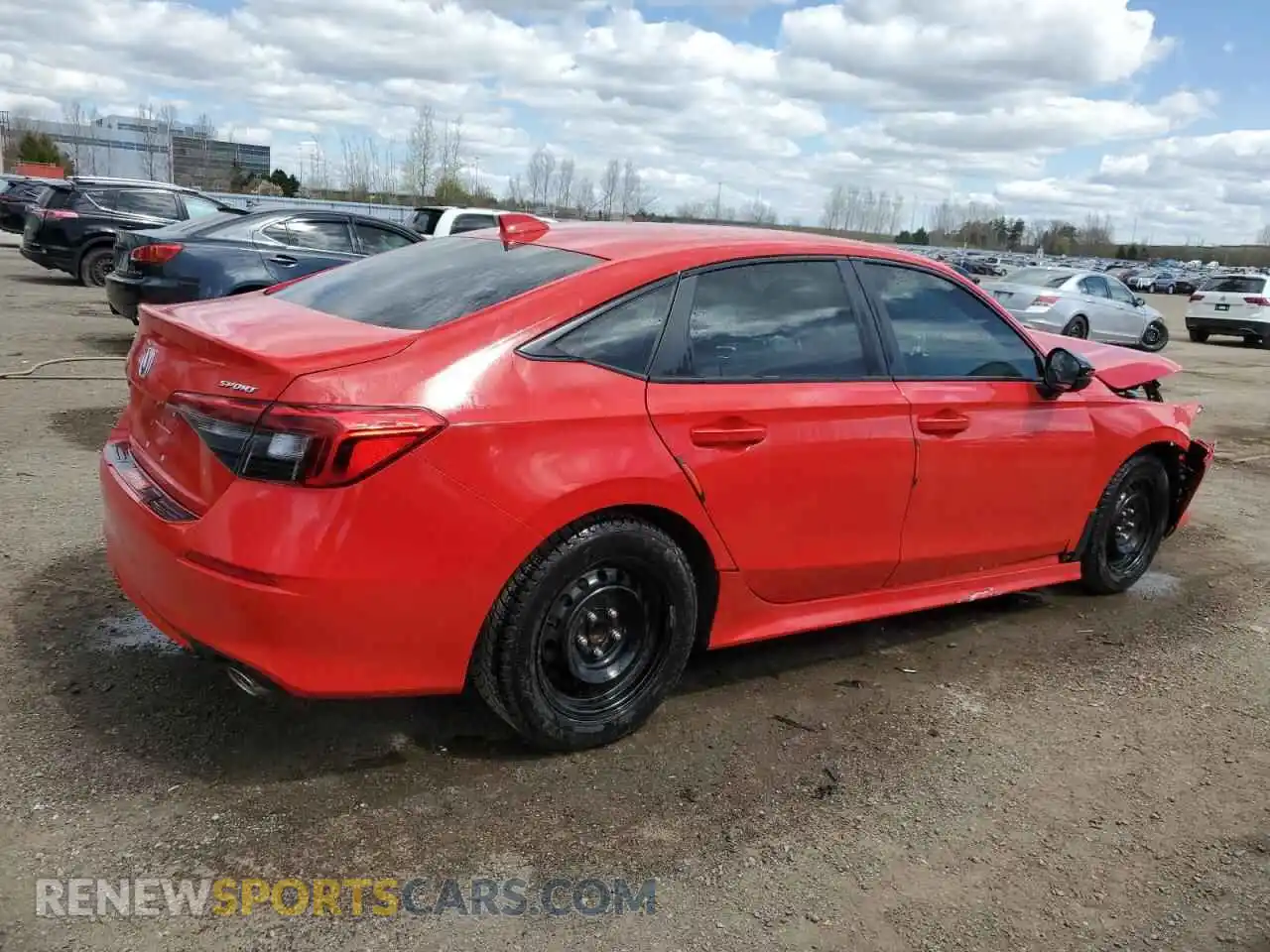 3 Photograph of a damaged car 2HGFE2F5XPH103928 HONDA CIVIC 2023