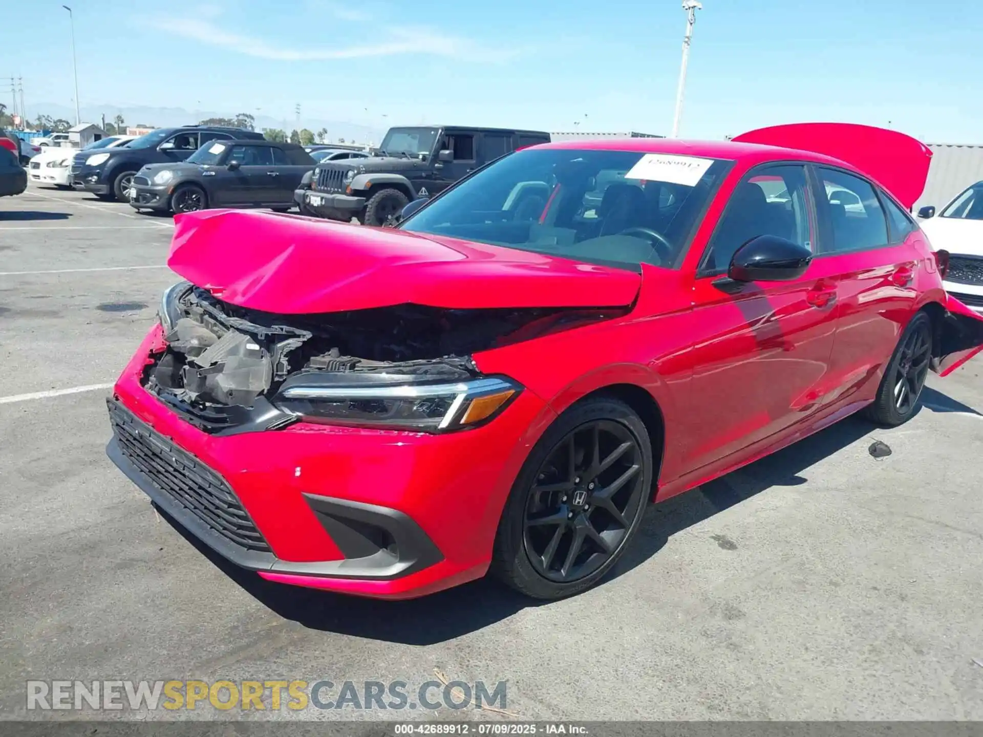 2 Photograph of a damaged car 2HGFE2F5XPH513385 HONDA CIVIC 2023
