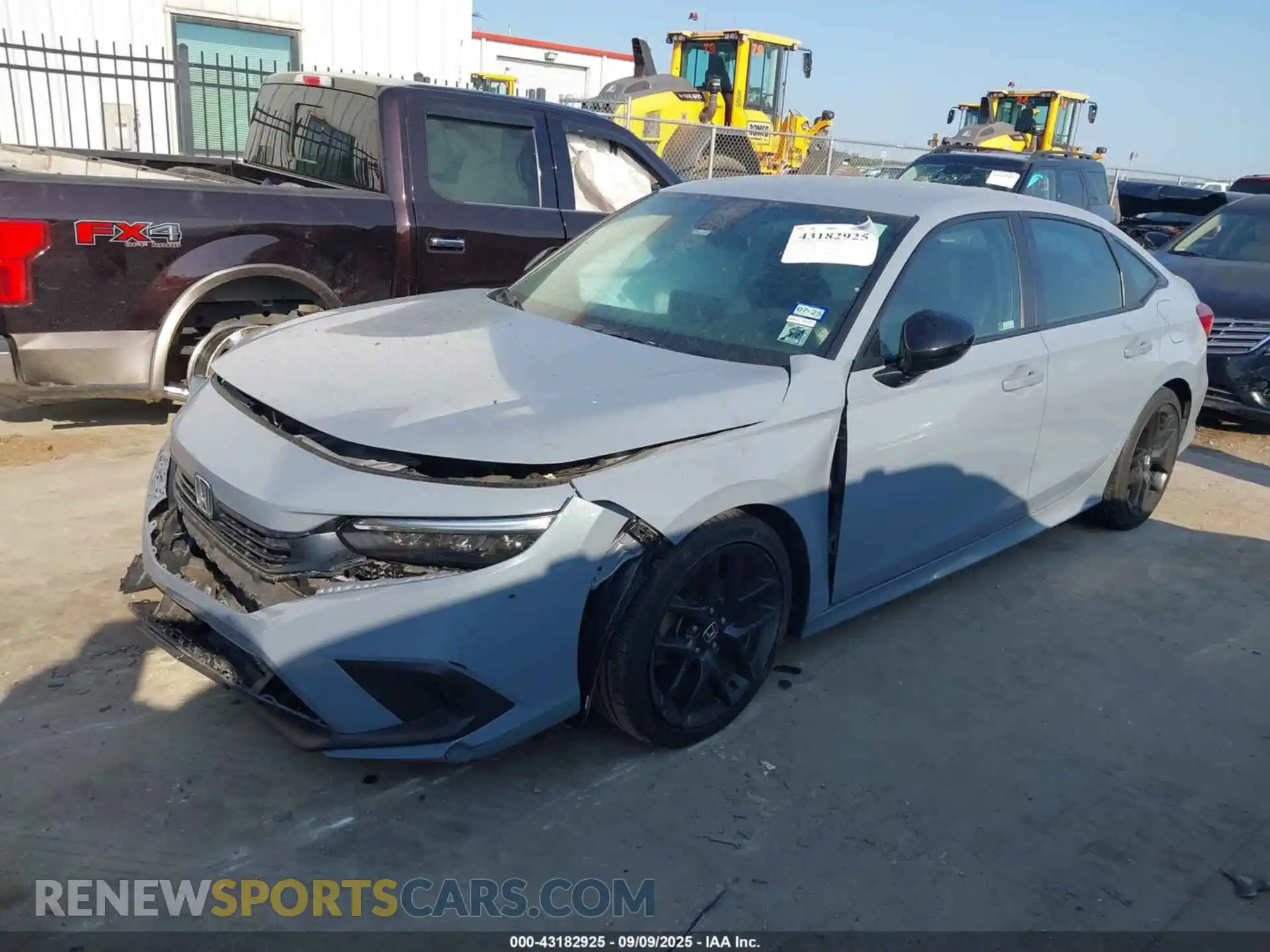 2 Photograph of a damaged car 2HGFE2F5XPH556950 HONDA CIVIC 2023