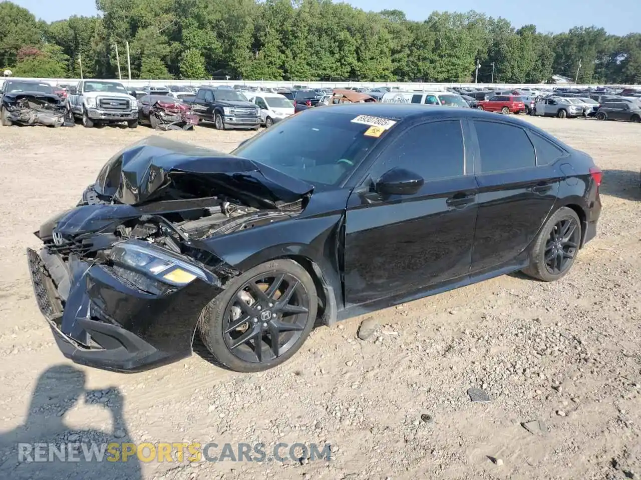 1 Photograph of a damaged car 2HGFE2F5XPH571836 HONDA CIVIC 2023