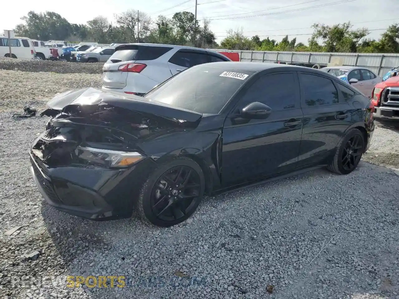 1 Photograph of a damaged car 19XFL2H87RE031631 HONDA CIVIC 2024