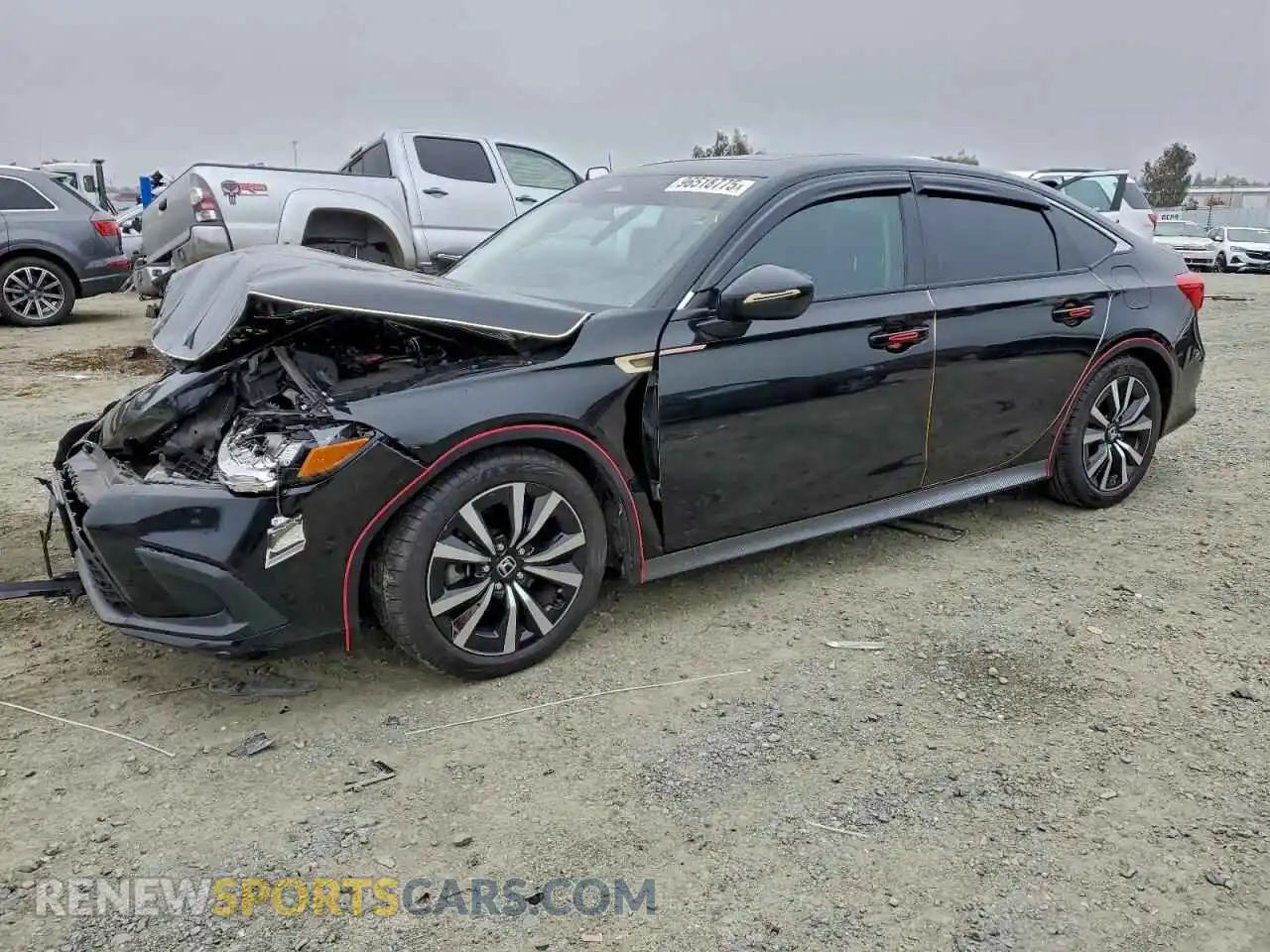 1 Photograph of a damaged car 2HGFE1F71RH306785 HONDA CIVIC 2024